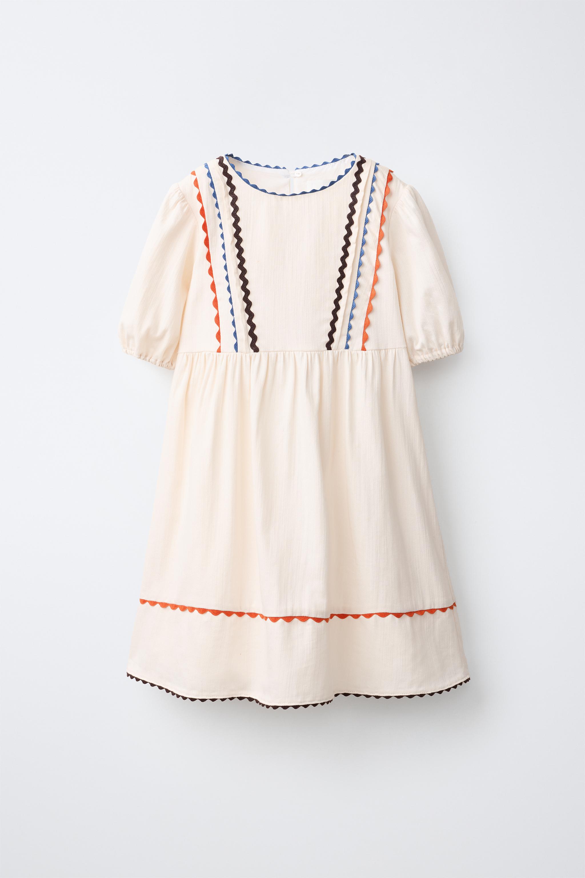 RIC-RAC TRIM DRESS